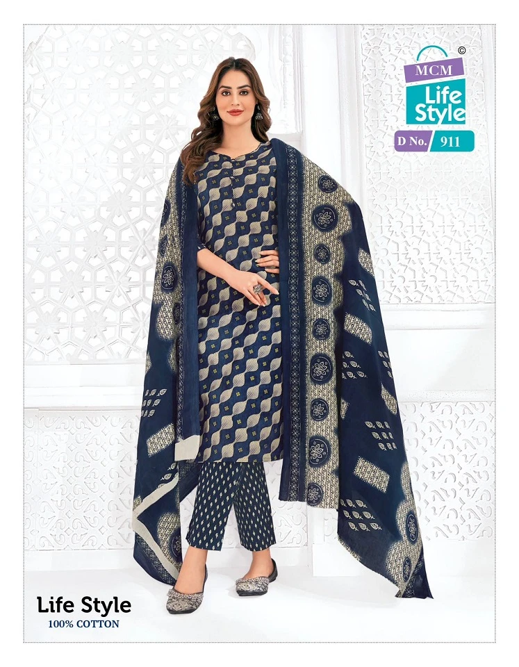 Mcm Lifestyle Vol 9 Pure Cotton Wholesale Salwar Suit Catalog